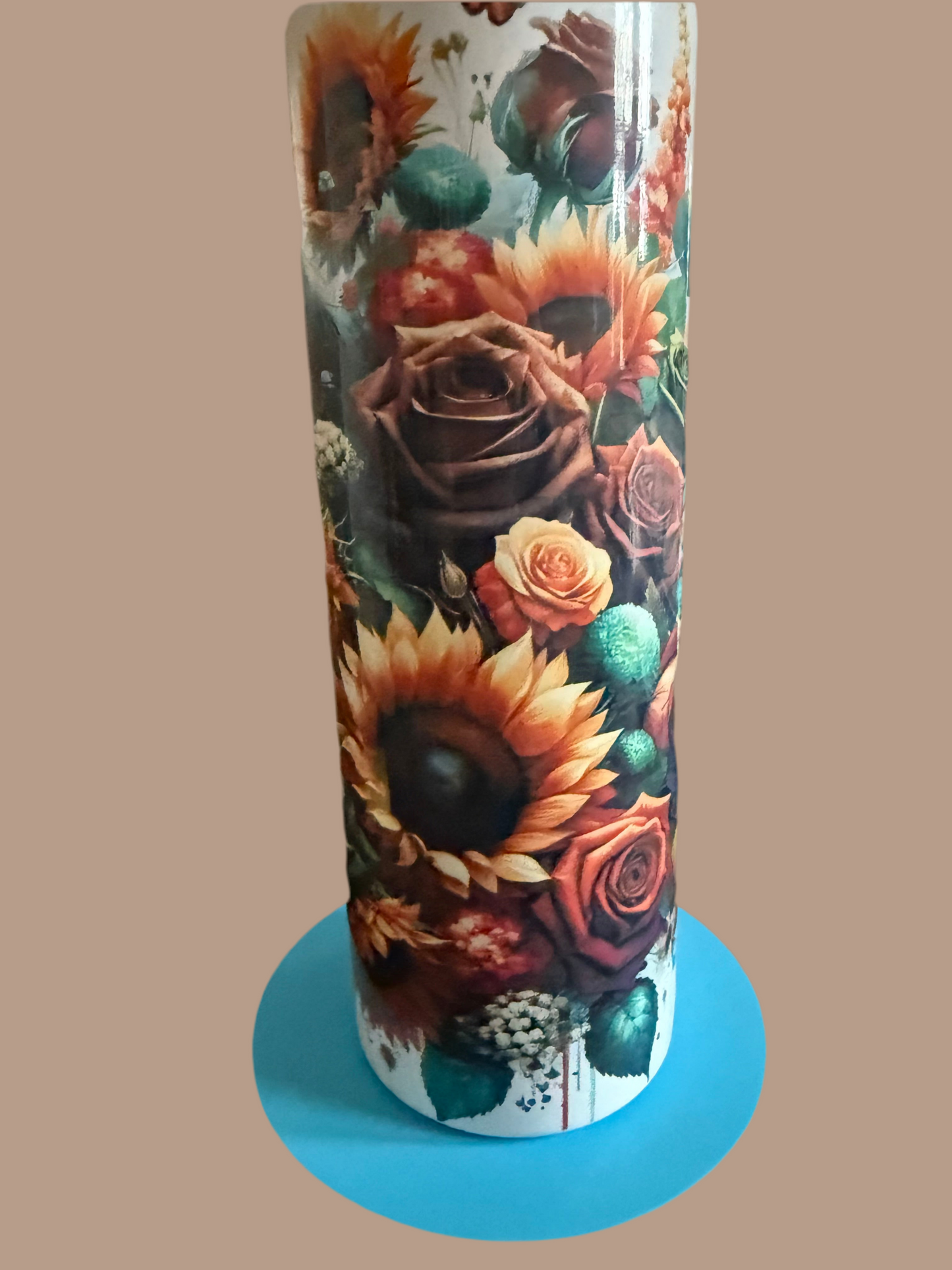 Horse w/ Flowers Tumbler