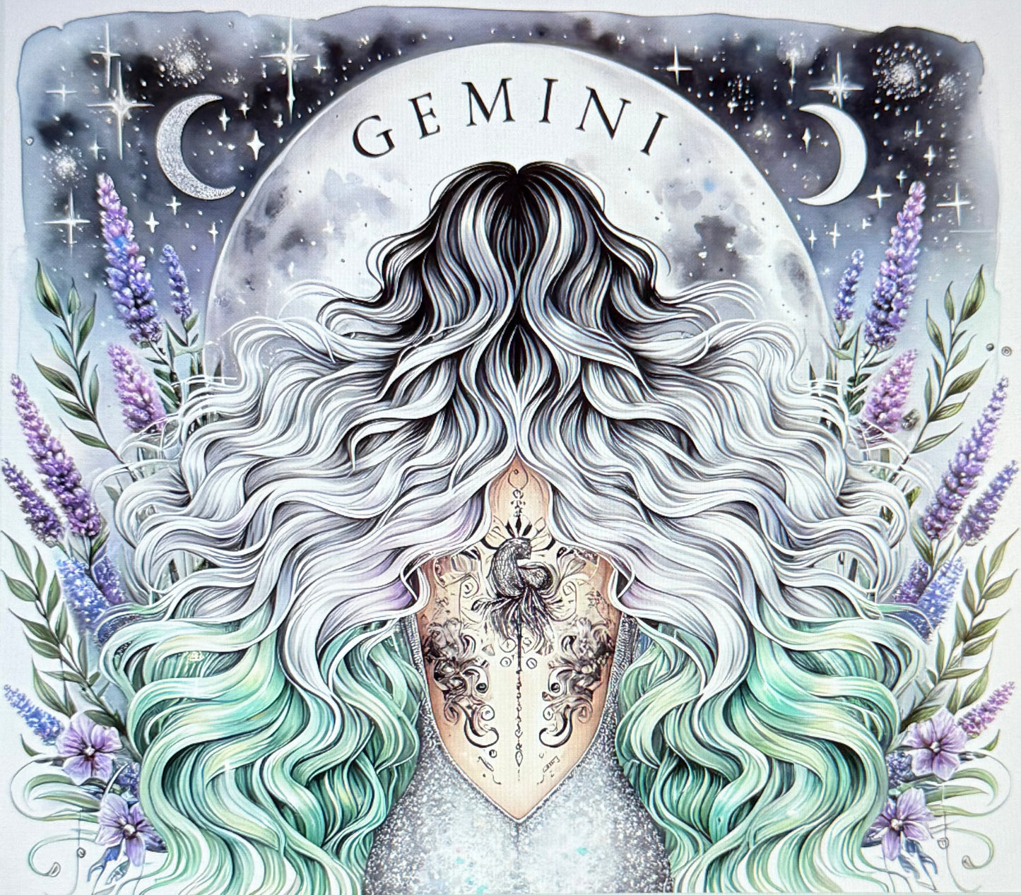 Zodiac Moon and Woman Tumbler
