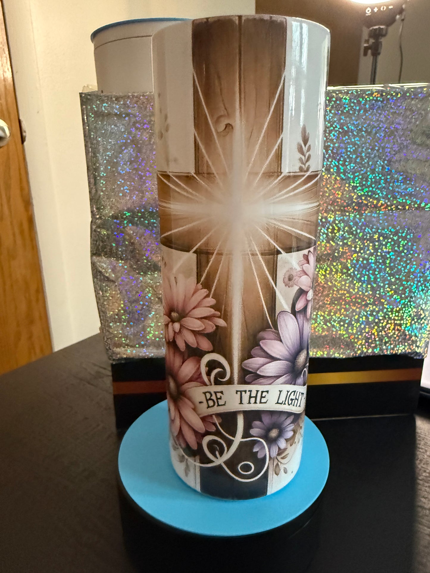 Be The Light Cross Tumbler