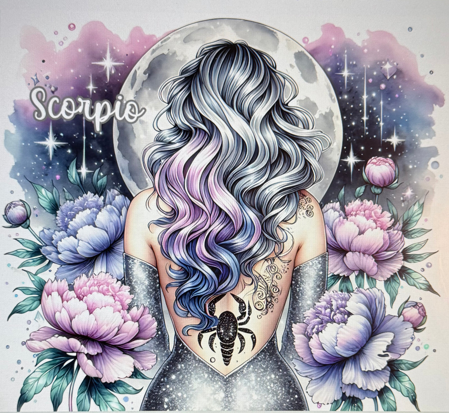 Zodiac Moon and Woman Tumbler
