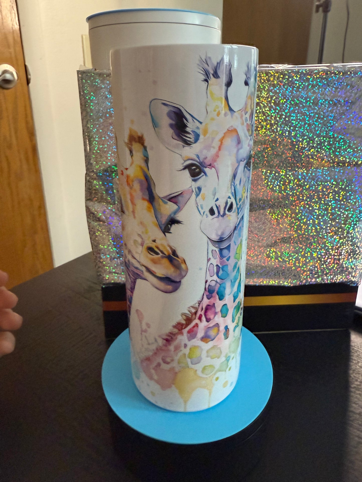 Watercolor Giraffes