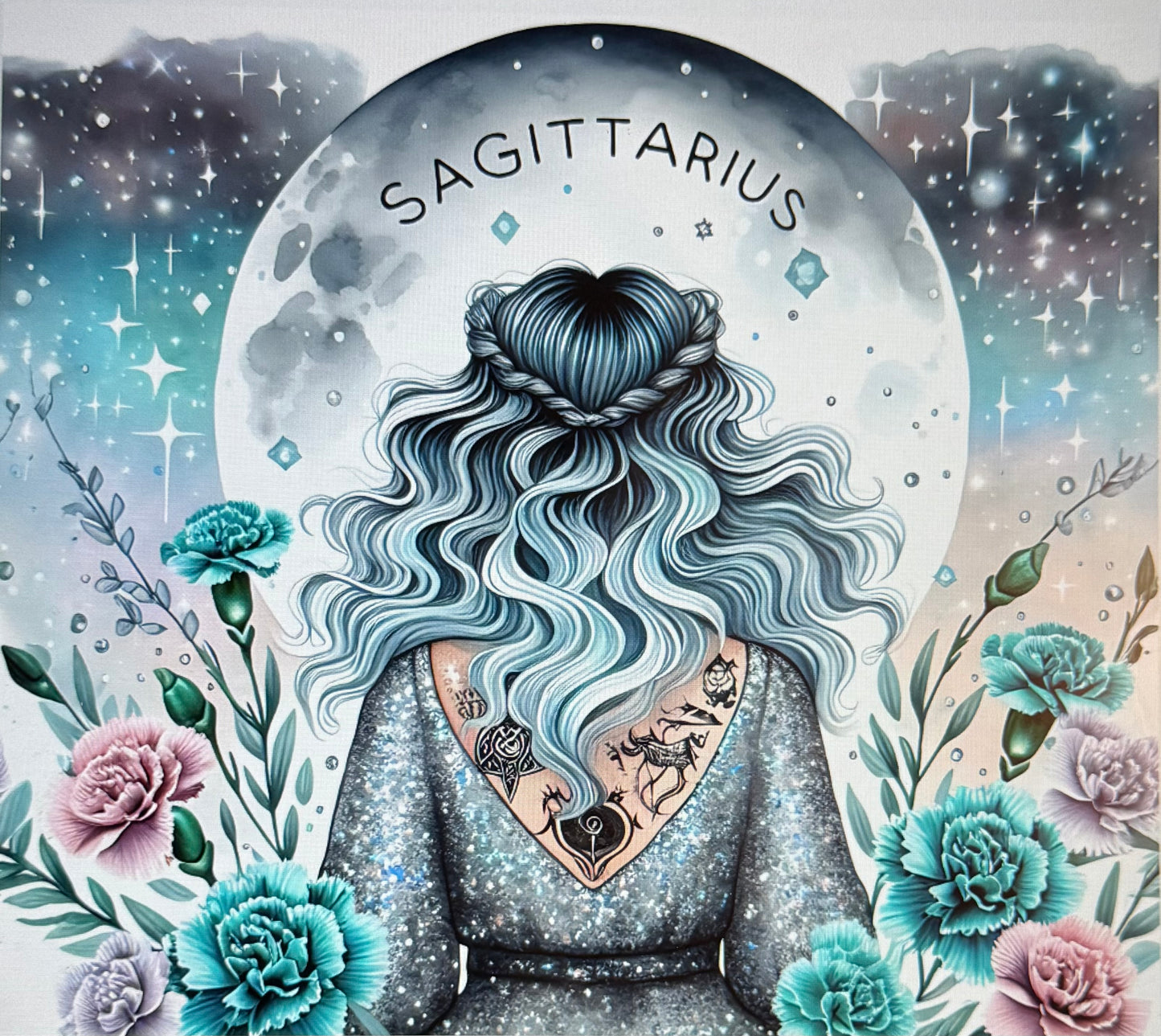 Zodiac Moon and Woman Tumbler