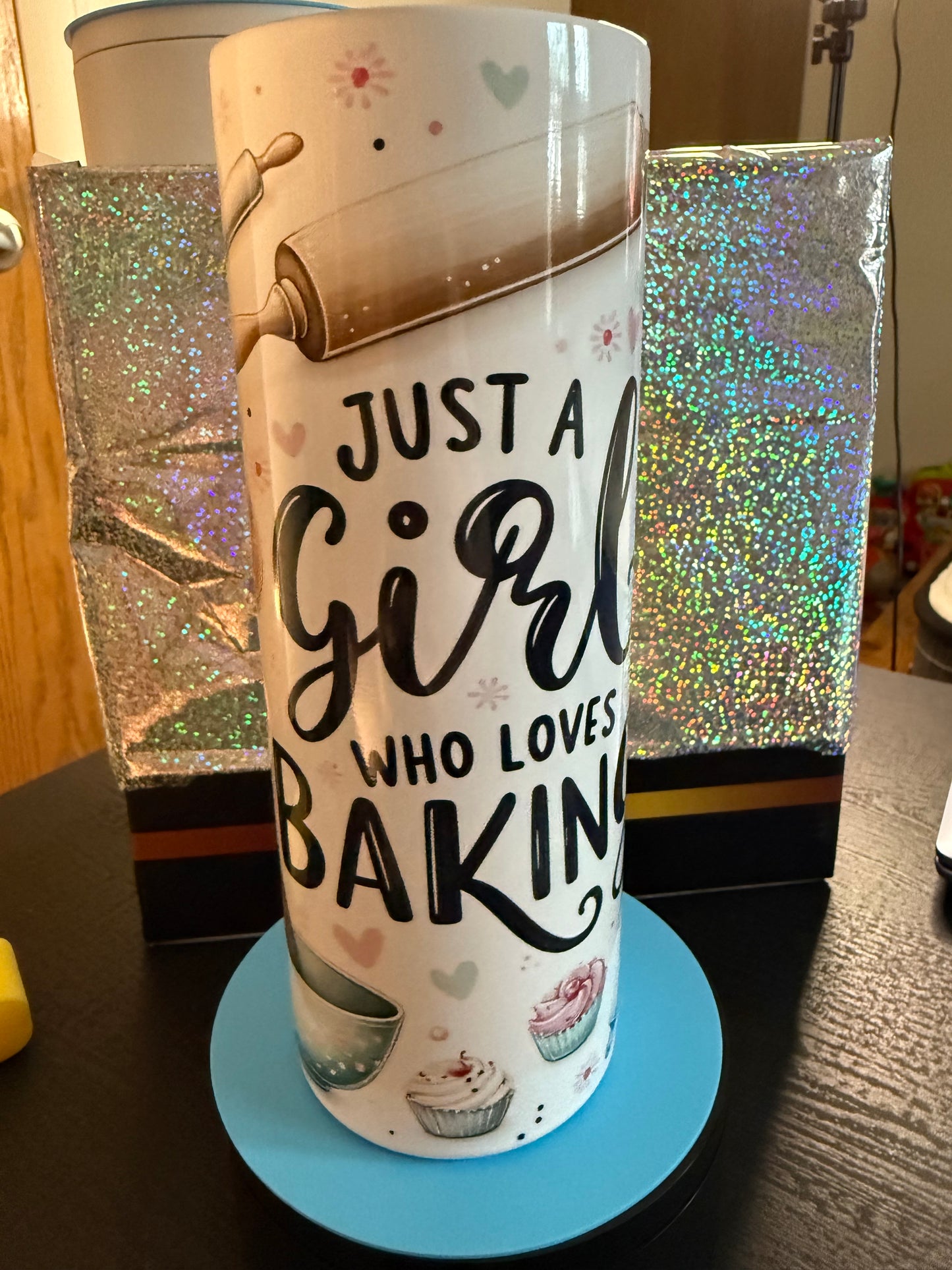 Just a girl who loves baking tumbler