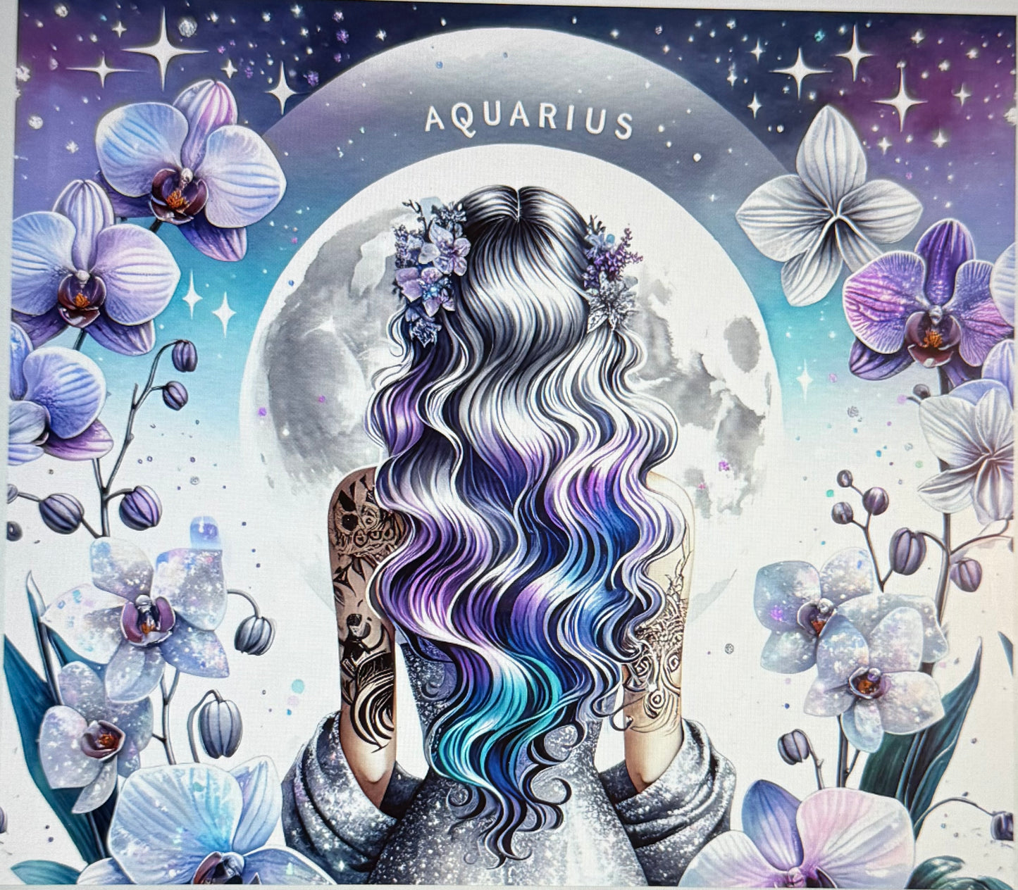 Zodiac Moon and Woman Tumbler