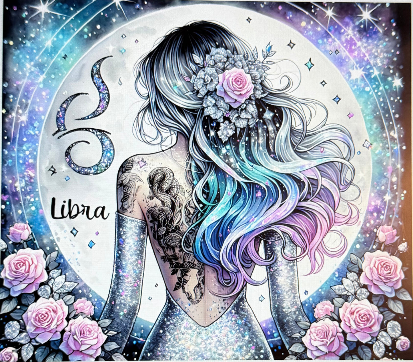 Zodiac Moon and Woman Tumbler