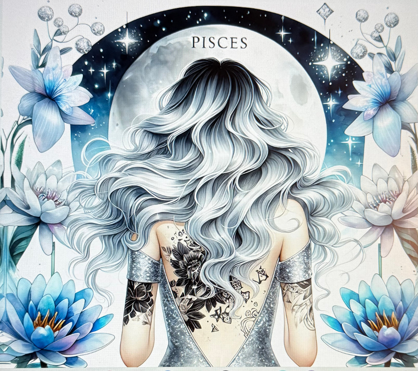 Zodiac Moon and Woman Tumbler