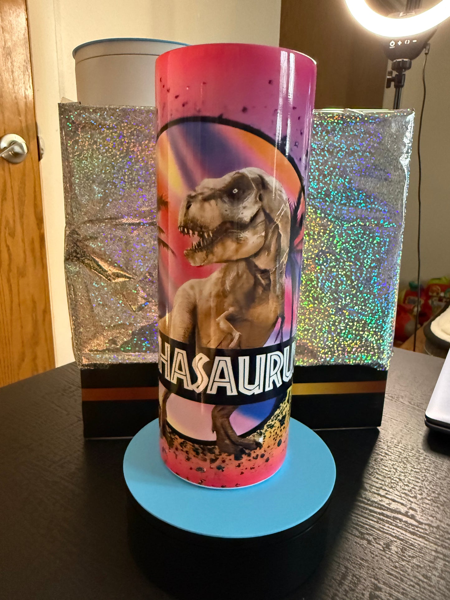 B**chasaurus Dino tumbler