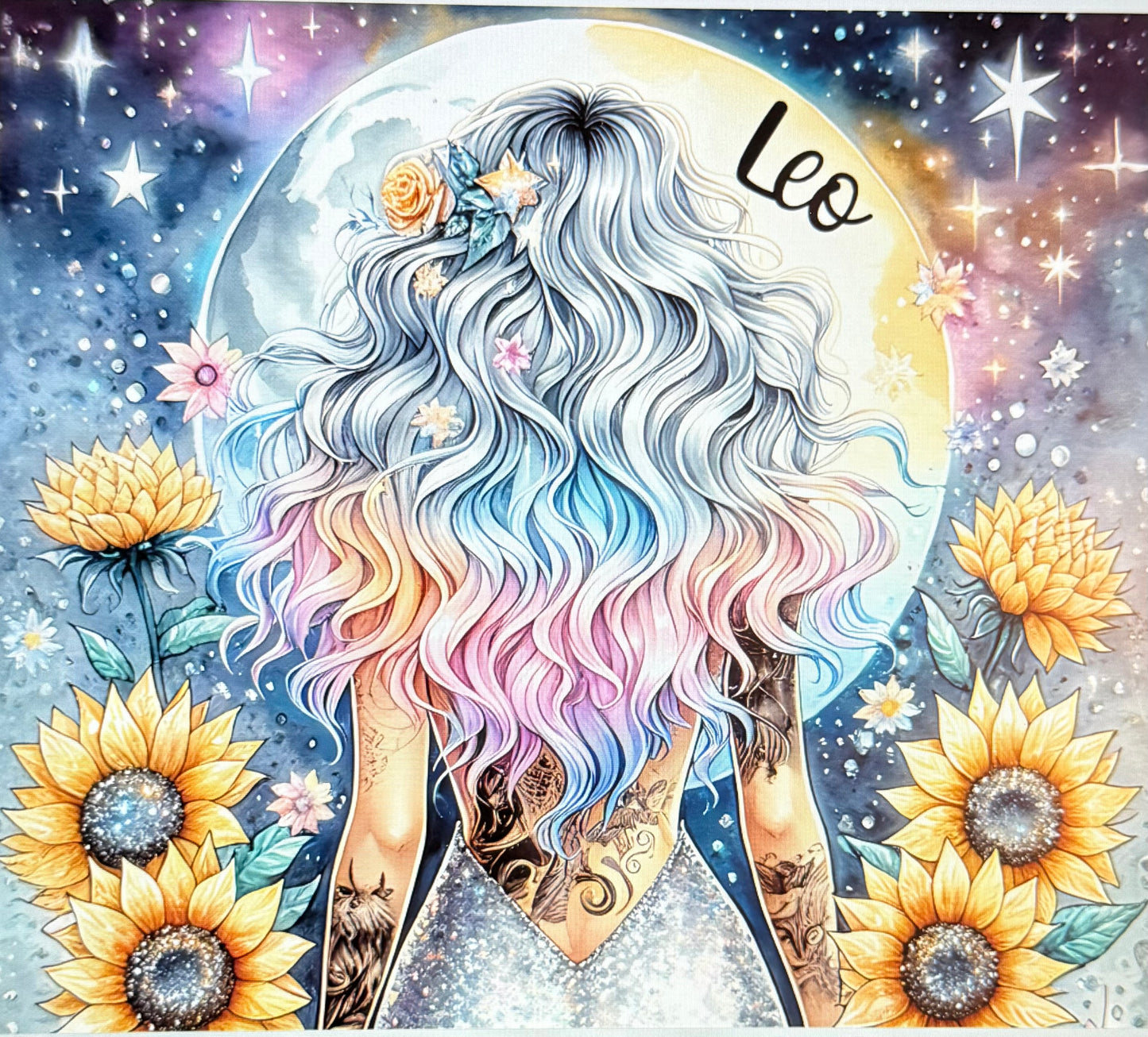 Zodiac Moon and Woman Tumbler